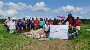 Imagem da notícia - Sema entrega mais de 100 cestas básicas a comunidades indígenas do Rio do Tarumã