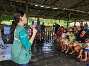 Imagem da notícia - RDS do Juma e do Rio Madeira recebem capacitação para uso de purificadores de água