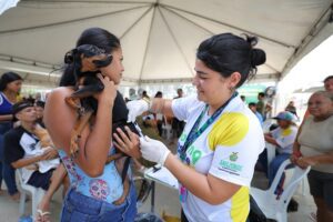 Imagem da notícia - Governo Presente: Sema leva serviços de castração e vacinação para cães e gatos no Monte Horebe