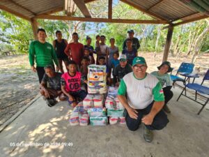Imagem da notícia - Ajuda humanitária: Governo do Amazonas distribui quase 4 mil cestas básicas em Unidades de Conservação