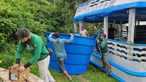 Imagem da notícia - Moradores da RDS Rio Amapá comemoram acesso à água potável em comunidades
