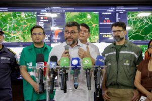 Imagem da notícia - Governador Wilson Lima destaca avanços no combate às queimadas com redução de desmatamento e focos de calor