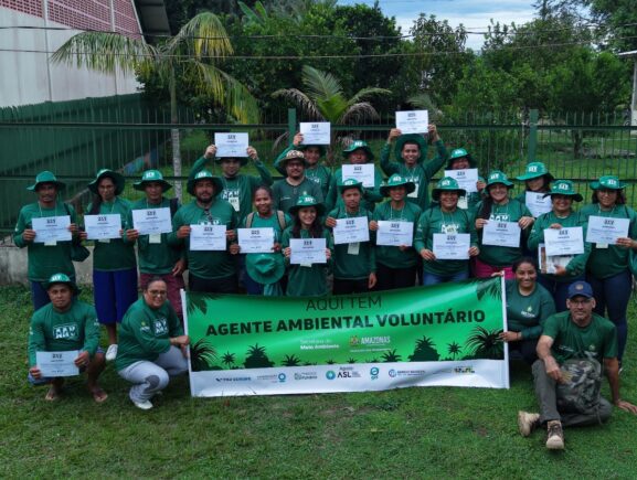 Sema capacita 43 Agentes Ambientais Voluntários em três Unidades de Conservação no Amazon…