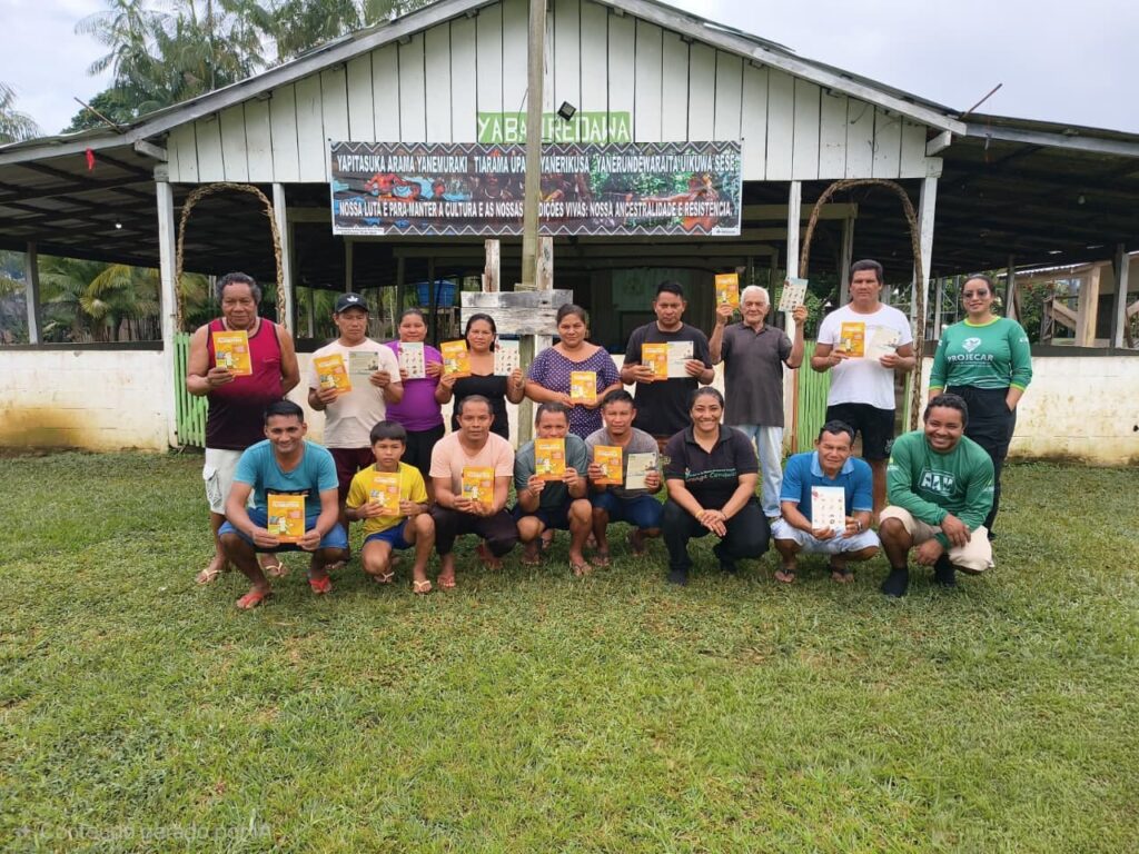 Sema realiza acao educativa sobre prevencao as queimadas e manejo de residuos na RDS Puranga Conqui