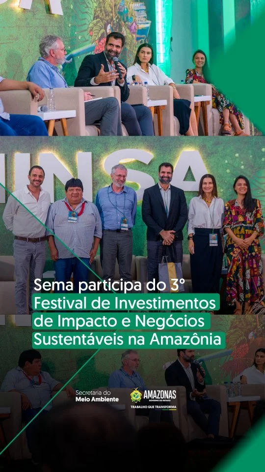 A #SemaAmazonas esteve presente no 3° Festival de Investimentos de Impacto e Negócios Sustentáveis na Amazônia (Fiinsa) nesta quarta-feira (23/10).

🌳O evento tem como objetivo unir vozes regionais para discutir sobre complexidades dos investimentos e negócios de impacto na região amazônica.

Assista o vídeo e veja mais do evento! ▶️

#GovernoDoAmazonas #GovAm #MeioAmbienteAm #Fiinsa