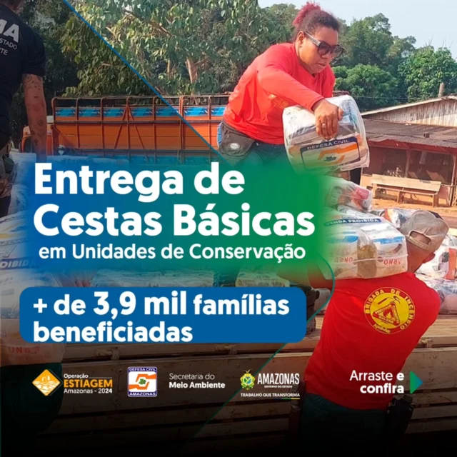 🤝A ajuda humanitária da #SemaAmazonas e da #DefesaCivil é resultado de um monitoramento realizado desde fevereiro, que identificou as UC em maior risco para a estiagem. 

Além das Unidades já atendidas, mais estão previstas para a segunda quinzena de novembro.

Arraste para o lado e acompanhe os trabalhos. ➡️🌳

#GovernoDoAmazonas #GovAm #MeioAmbienteAm #AjudaHumanitaria